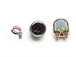 Trykkmåler analog, svart