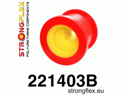 Foran - bærearmsforing bak, Rød 80ShA