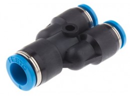 T-stykke 6mm til 2x4mm